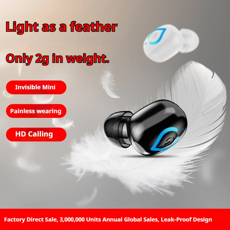 마이크가 장착된 미니 무선 블루투스 헤드폰 인이어 싱글 - Bluetooth Headset On Ear 리뷰 및 가격