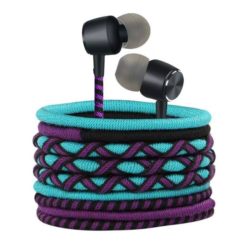 브레이드형 유선 이어폰 3.5mm 인이어 헤드폰 마이크 - Wired Earphone Mic 리뷰 및 가격