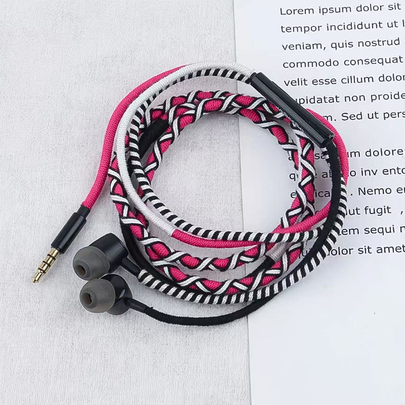 브레이드형 유선 이어폰 3.5mm 인이어 헤드폰 마이크 - Wired Earphone Mic 리뷰 및 가격